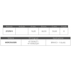 GIRANTE MERCRUISER BRAVO I-II 2