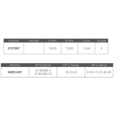 GIRANTE MERCURY 2/4T 18-50 HP