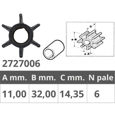 GIRANTE MERCURY 2T 3,5-3,6-4-5 HP