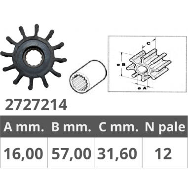 GIRANTE ORIGINALE JABSCO  1210-0001/3085-0001