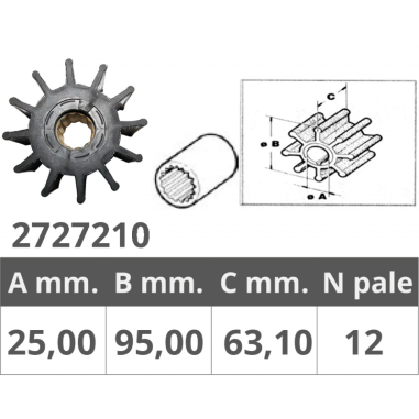 GIRANTE ORIGINALE JABSCO 17935-0001-0003