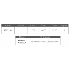 GIRANTE RENAULT 48300006/7 2