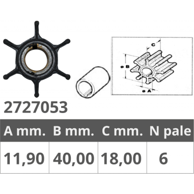 GIRANTE YAMAHA 2T 6-8 HP