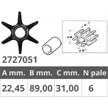 GIRANTE YAMAHA/MERCURY/SELVA 2/4T