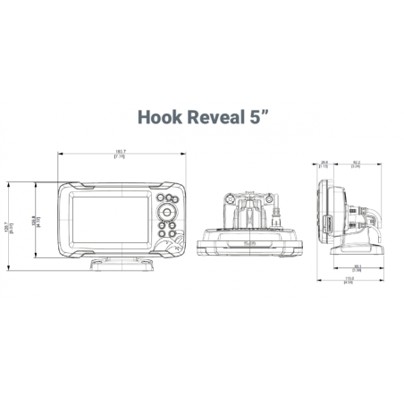 HOOK REVEAL 7" CON TRASD. TRIPLE SHOT