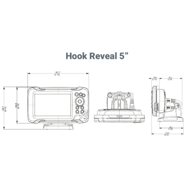 HOOK REVEAL 7" CON TRASDUTTORE 50/200