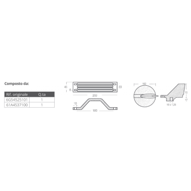 KIT ANODI IN ALLUMINIO