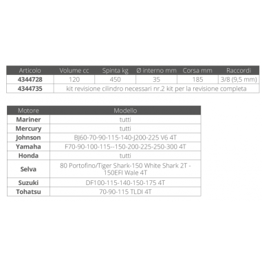 KIT REVISIONE UC 128