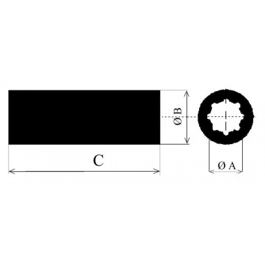 BOCCOLA IN RESINA Ø MM.25