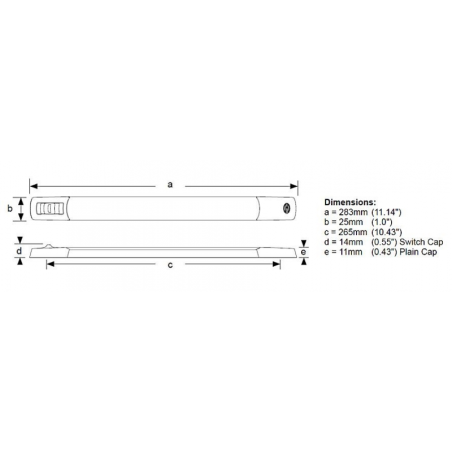 LUCE BIANCA/ROSSA 12V