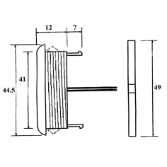 LUCE DI CORTESIA BIANCA 2