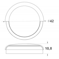 LUCE DI CORTESIA BIANCA CALDA 2