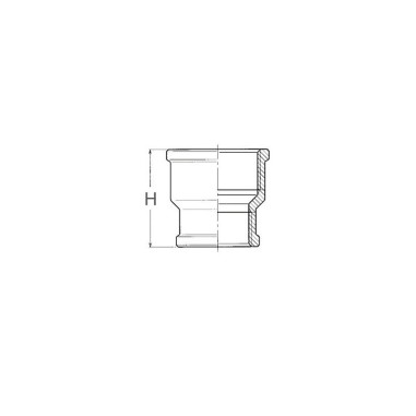 MANICOTTO F-F IN OTTONE DA 2' A 1'1/2