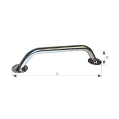 MANIGLIA INOX 316 MM.500 2