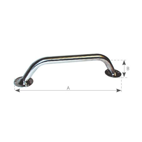 MANIGLIA INOX 316 MM.500