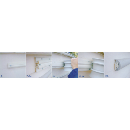 PROFILO RADIAL MM 40 BIANCO