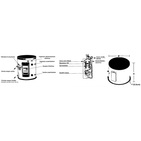BOILER RARITAN LT. 75,7