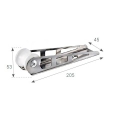 MUSONE DI PRUA INOX MM 205 2