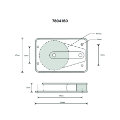 BOZZELLO FISSAGGIO IN PIANO CIMA MAX Ø MM.12 2