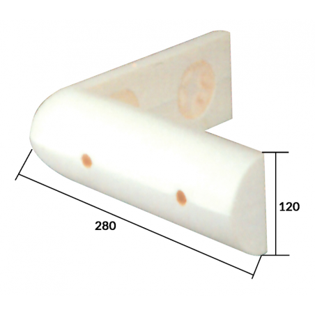 PARABORDO ANGOLO BIANCO