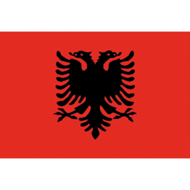 BANDIERA ALBANIA CM.30X45