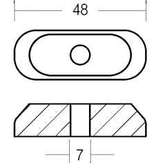 PIASTRINA IN ZINCO 2
