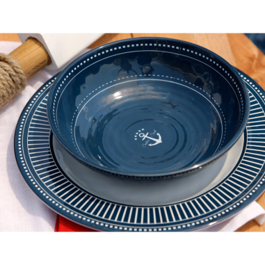 PIATTI FONDI Ø CM 22 - SET DA 6 PEZZI