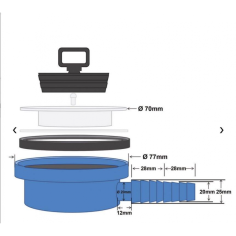 PILETTA SCARICO CURVA 2