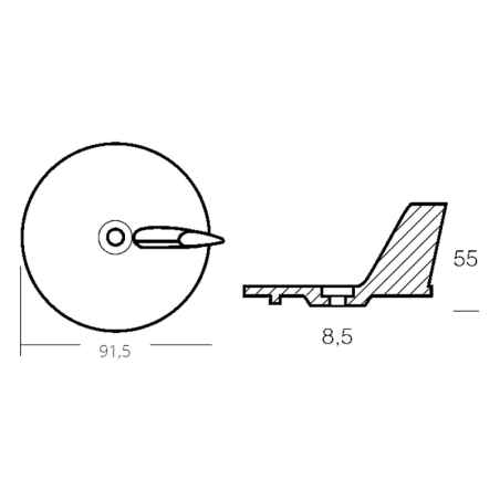 PINNA IN ALLUMINIO