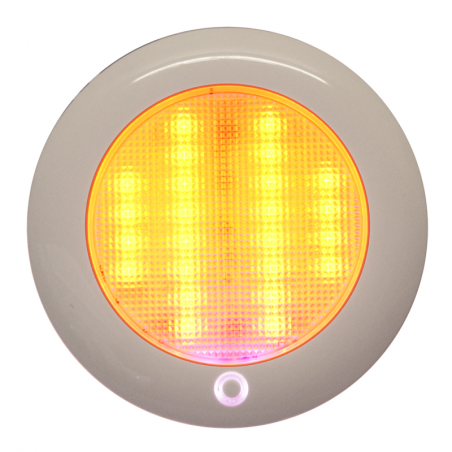PLAFONIERA A LED BIANCHI E ROSSI