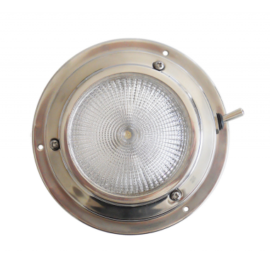 PLAFONIERA A LED INOX Ø MM.110 x 35h