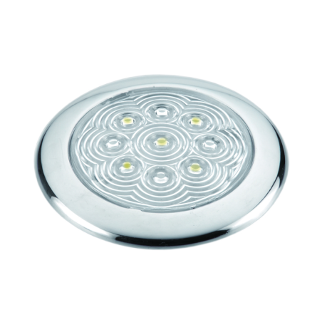 PLAFONIERA INOX A 5 LED