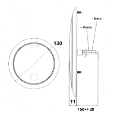PLAFONIERA TOUCH A LED 2