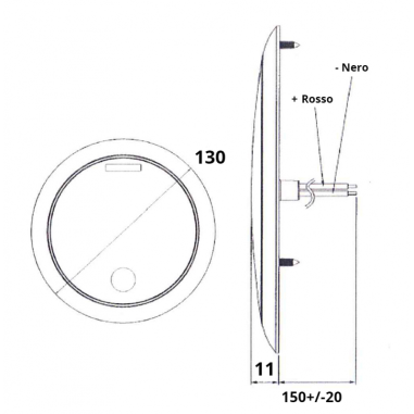 PLAFONIERA TOUCH A LED