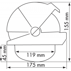 BUSSOLA BIANCA CON ROSA PIATTA NERA 2