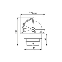 BUSSOLA BIANCA CON ROSA ROSSA E CHIESUOLA 2