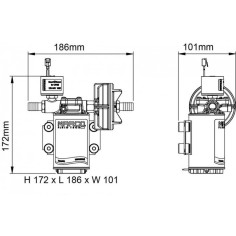 POMPA AUTOCLAVE UP3/E 12/24 V 2