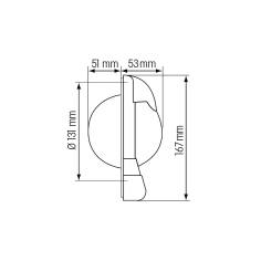BUSSOLA DI COLORE NERO 2