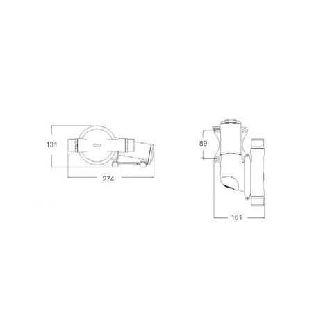 POMPA SCARICO ACQUE NERE 24 V.