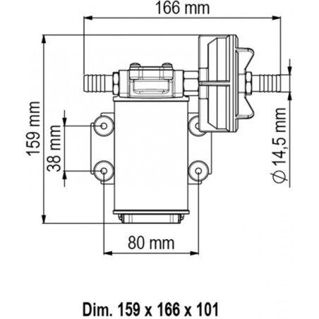 POMPA UP3 12 V.