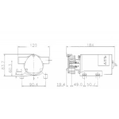 POMPA WATER PUPPY 24 V 2