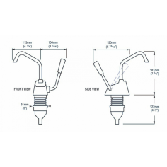 PORTATA LT/MIN 7 - USCITA Ø 1/2 2