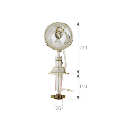 PROIETTORE 12V. 55W