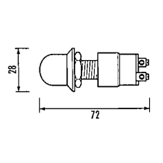 PULSANTE 30A CAPPUCCIO ROSSO 2