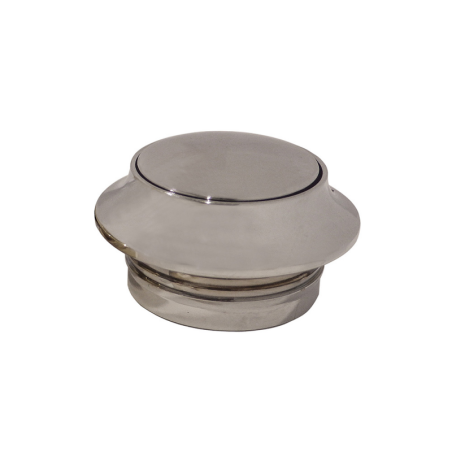 PULSANTE OTTONE CROMATO MM.16