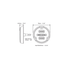 QUADRANTE BIANCO - LUCE BIANCA/BLU 2