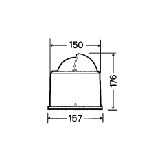 BUSSOLA NERA NORMALE GRADUAZIONE 2° 2