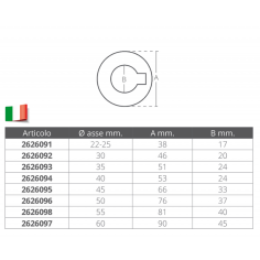 RONDELLA INOX Ø MM.40 2