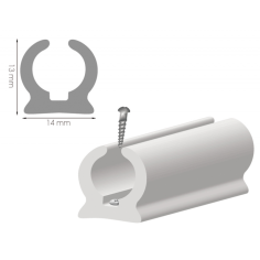 CANALINA IN PVC A RELINGA BARRE DA MT. 4 2