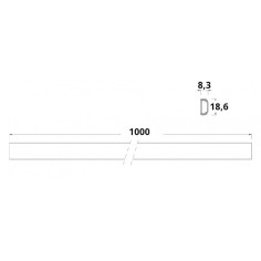 CANALINA TRASPARENTE MT.1 2